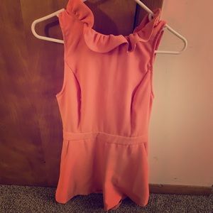 DO + BE coral romper size small